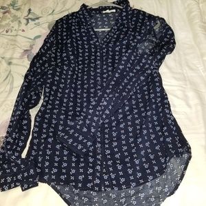 Maurices Criss Cross Arm Detail Button Down
